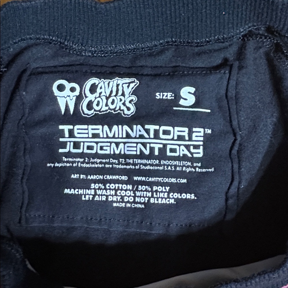 Cavity Colors Terminator 2 Judgement Day Graphic T-Shirt - Picture 4 of 7